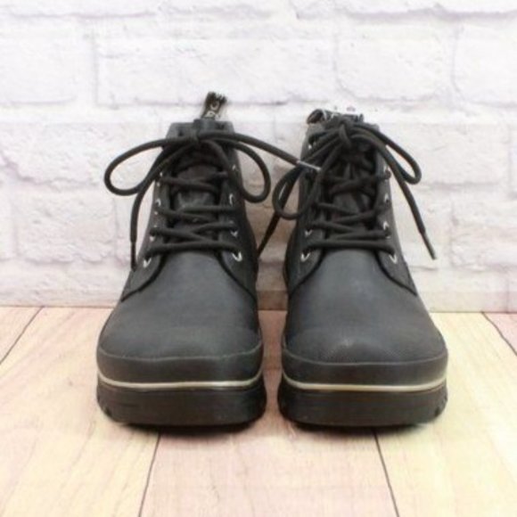 Bogs Black Rubber Waterproof Industrial Chukka Boots Size US 10 - Picture 9 of 10